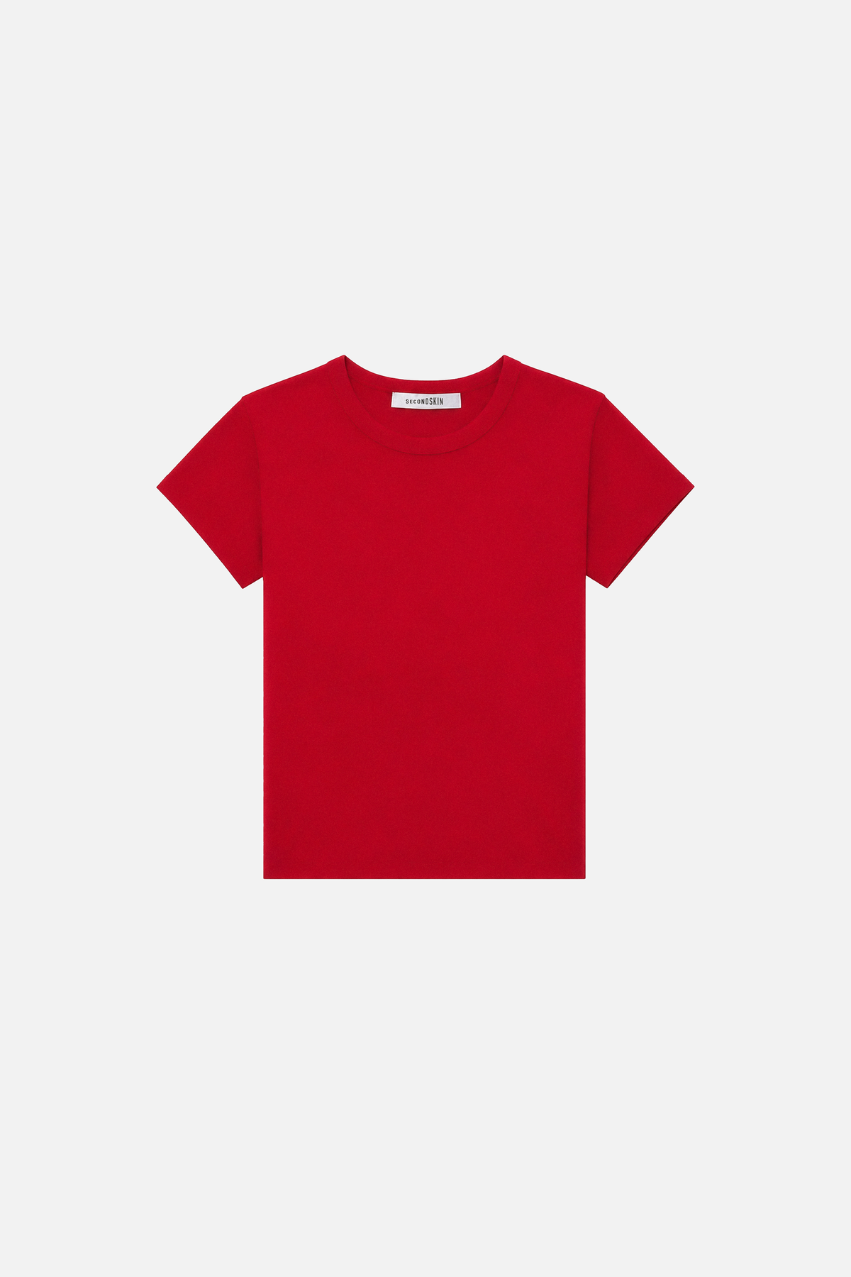 MICRO TEE — red flatlay
